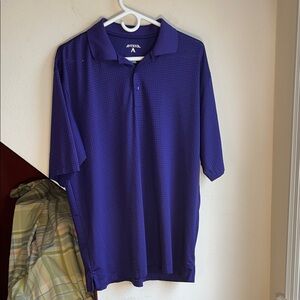 Antigua Men's Deep Purple Polo Shirt‎ M